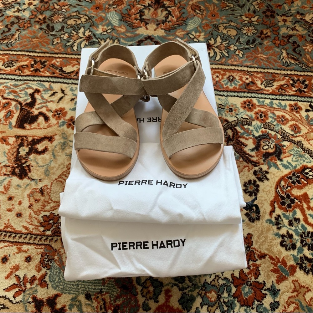 Pierre Hardy Tenerife Suede Sandals